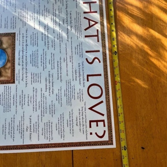 What is Love Quotes Large Poster College Collection Wall Room Decor Size 24x36 - Picture 2 of 9